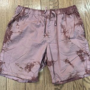 Katin Tye Dye Patio Shorts LG DRAW STRING purple